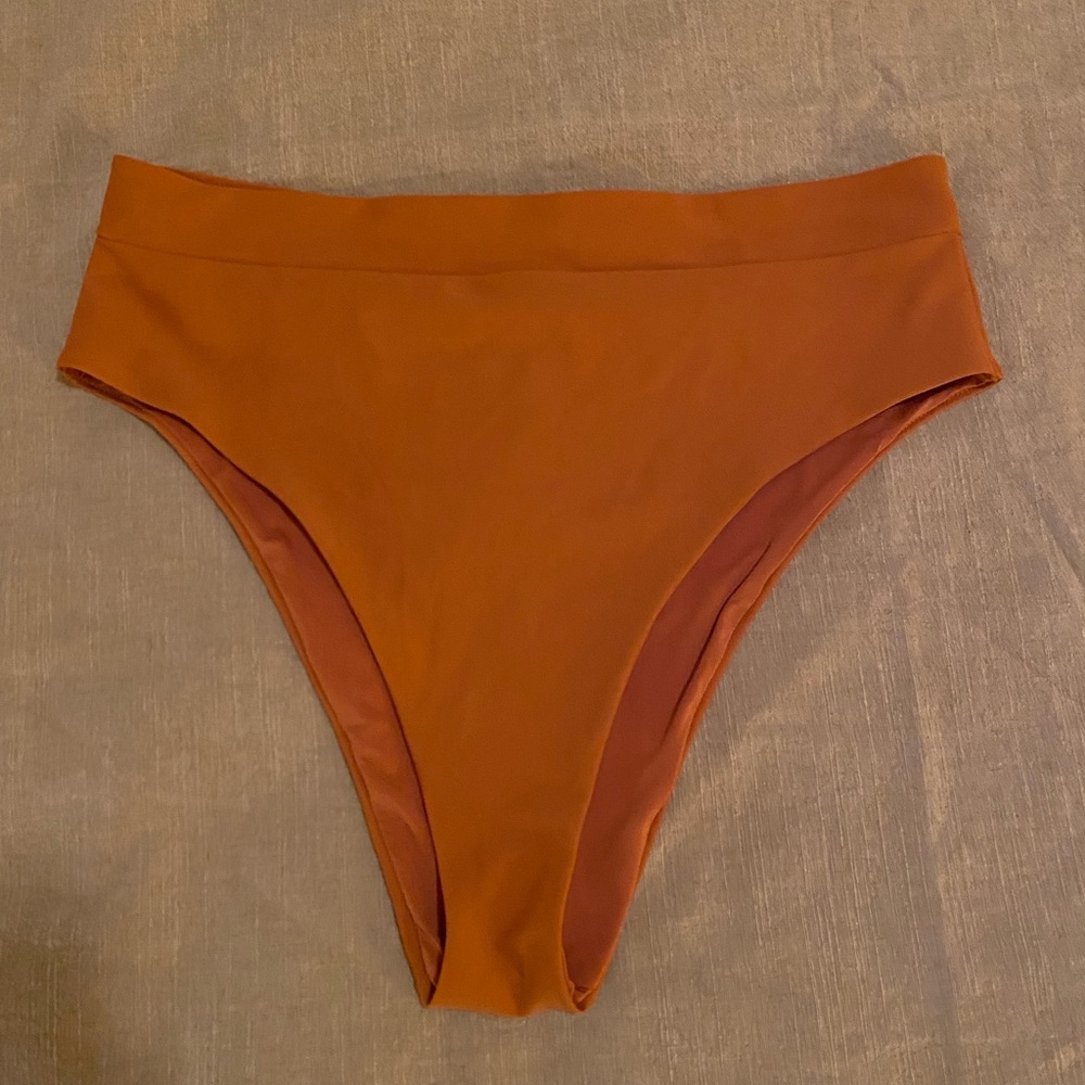 Aerie burnt orange swim bottom